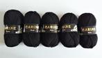 5 pelotes de Carine Mode - noir, Hobby en Vrije tijd, Breien en Haken, Ophalen of Verzenden, Zo goed als nieuw, Breien of Haken