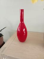 rode vaas, Huis en Inrichting, Woonaccessoires | Vazen, Ophalen, Zo goed als nieuw