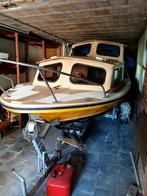 Polyester Jacht met buitenboord motor, Watersport en Boten, Motorboten en Motorjachten, Ophalen, Gebruikt, 50 pk of meer, Tot 6 meter