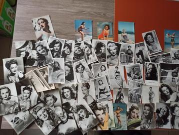 Lot de 71 photos - cartes Vintage, stars.... beschikbaar voor biedingen