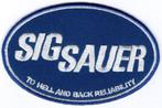 Sig Sauer stoffen opstrijk patch embleem #1, Verzenden, Nieuw