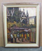 Jacob DE VRIES, markt op de Zavel in Brussel, Antiek en Kunst, Ophalen of Verzenden