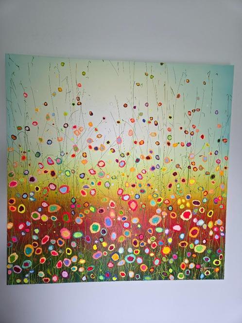 Origineel Werk Yulia Muravyeva op Doek 110x110cm, Antiek en Kunst, Kunst | Schilderijen | Modern, Ophalen