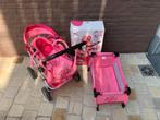 Poppen - Luxe reisset - Buggy - Poppenbed - Dreamland, Ophalen of Verzenden, Gebruikt, Overige typen