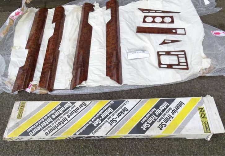 Wortelhout interieurset voor Mercedes 190 Automatic, Auto diversen, Auto-accessoires, Nieuw, Ophalen of Verzenden