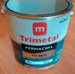 Permacryl PU satine wit 2,5L., Doe-het-zelf en Bouw, Verf, Beits en Lak, Ophalen, Wit, Nieuw, Lak
