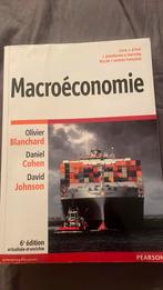 Macroéconomie 6ème edition, Comme neuf, Économie et Marketing, Blanchard, Cohen, Johnson