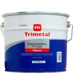 Trimetal magnacryl prestige velours peinture 10L, Ophalen, Wit, Nieuw, Verf