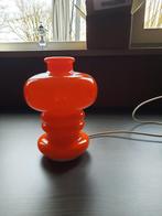 Vintage lamp oranje, Ophalen, Vintage, Minder dan 50 cm, Glas