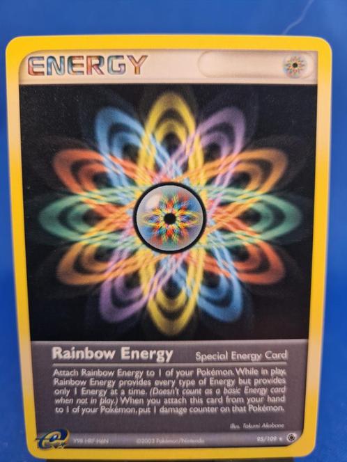 Rainbow Energy 95/109 - Ruby &amp; Sapphire, Hobby en Vrije tijd, Verzamelkaartspellen | Pokémon, Gebruikt, Verzenden