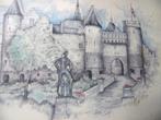 pen tekening, Ophalen of Verzenden