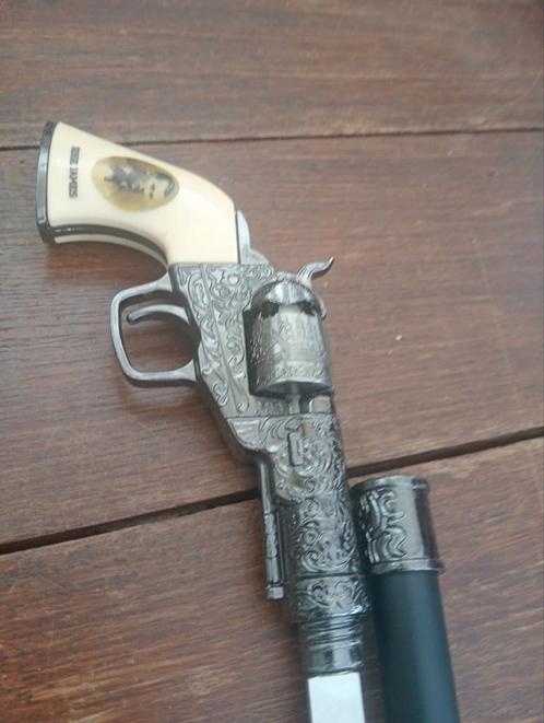 Metalen wandelstok, Antiek en Kunst, Curiosa en Brocante