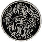 In Odin we Trust Valhalla stoffen opstrijk patch embleem, Collections, Autocollants, Envoi, Neuf