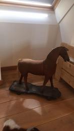 Antiek jutte hobbelpaard circa 80cm, Ophalen of Verzenden, Gebruikt