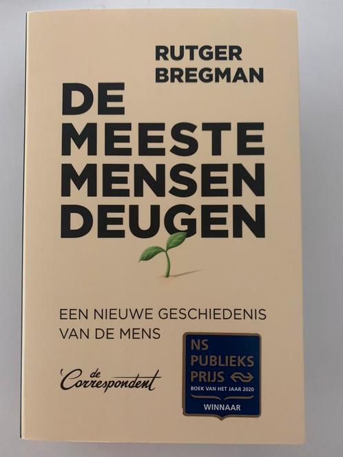Rutger Bregman - De meeste mensen deugen, Boeken, Overige Boeken, Nieuw, Ophalen of Verzenden