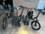 Partij elektrische steppen steps fietsen e bike €750, Fietsen en Brommers, Elektrische fietsen, Ophalen, Zo goed als nieuw