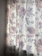 bloemengordijn, Huis en Inrichting, Stoffering | Gordijnen en Lamellen, Ophalen, 200 cm of meer, Bloemen, Zo goed als nieuw