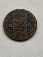 Belgique 2 liards 1709 Namur , rare, Timbres & Monnaies