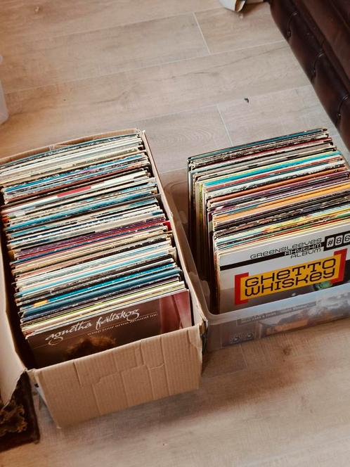 Lot van 250 LP's verschillende genres, Cd's en Dvd's, Vinyl | Overige Vinyl, Gebruikt, Ophalen