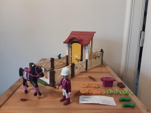 Playmobil paard en stal - compleet, Kinderen en Baby's, Speelgoed | Playmobil, Zo goed als nieuw, Complete set, Ophalen of Verzenden