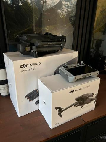 DJI Mavic 3 Classic Fly More Combo + Smart Controller + case, Enlèvement ou Envoi