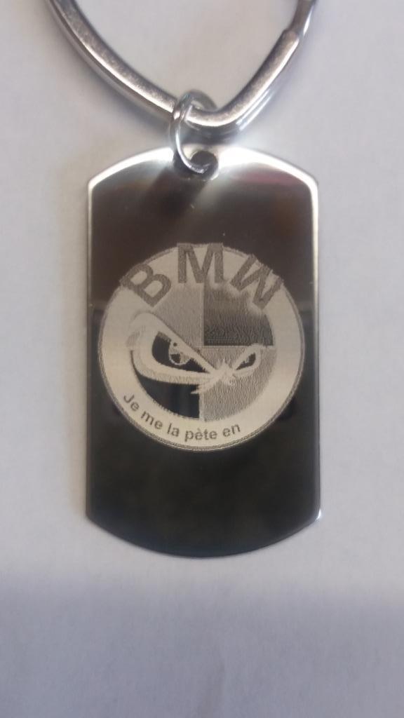 B M W stalen sleutelhanger, Verzamelen, Sleutelhangers, Nieuw, Merk, Ophalen of Verzenden