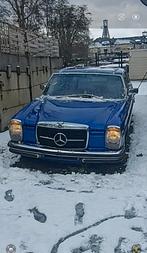 Mercedes W114 250C coupe, Auto's, Automaat, Achterwielaandrijving, Blauw, Leder en Stof