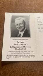 Onderwijzer, Enlèvement ou Envoi, Image pieuse