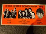 Sticker 1978 Chiro Kermis Noorderwijk Marva BZN, Ophalen of Verzenden, Zo goed als nieuw, Film, Tv of Omroep