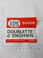 Bieretiket Doublette d'Enghien 37 cl, Zo goed als nieuw, Ophalen