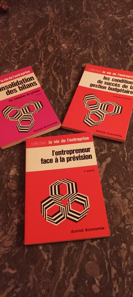 3 livres collection la vie de l'entreprise - Dunod +/- 1970, Boeken, Advies, Hulp en Training, Ophalen of Verzenden