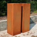 cortenstaal sokkels, zuilen, U-blok, tuinbank, Huis en Inrichting, Ophalen of Verzenden, Nieuw