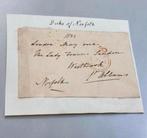 Hertog van Norfolk Gesigneerde brief uit 1835 antiek london, Postzegels en Munten, Ophalen of Verzenden, Brief