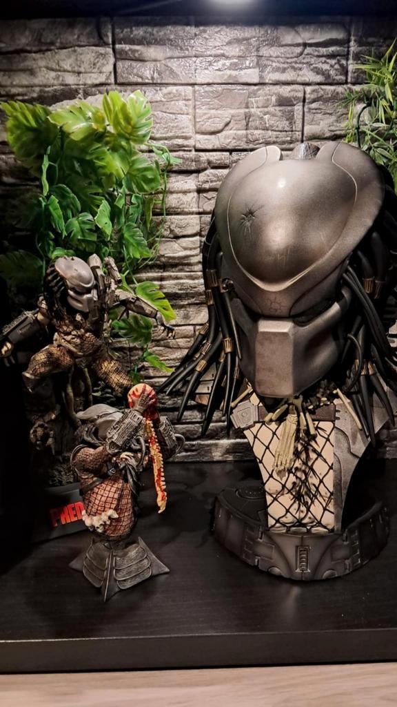 Sideshow predator masked jungle hunter bust, Verzamelen, Beelden en Beeldjes, Zo goed als nieuw, Ophalen