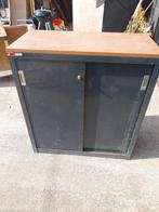 Metalen schuifdeur kast Delbart, Huis en Inrichting, Ophalen, Gebruikt, ., .