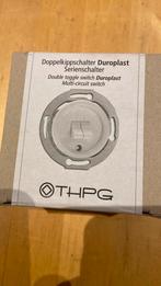 THPG Duroplast dubbelkipschakelaar wit, Nieuw