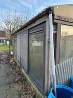 Gratis Serre met ramen en schuiframen dubbel glas, Tuin en Terras, Ophalen, Zo goed als nieuw, Serre