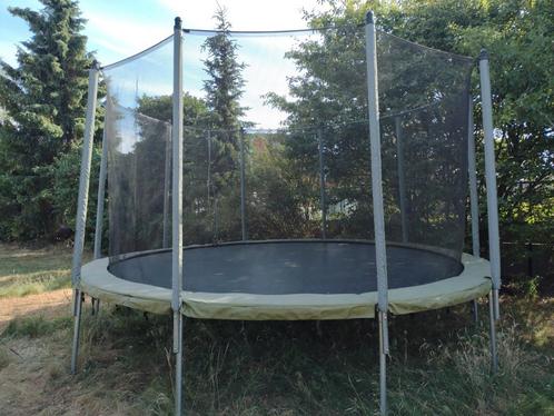 Trampoline domyos essential 420, Kinderen en Baby's, Speelgoed | Buiten | Trampolines, Gebruikt, Ophalen