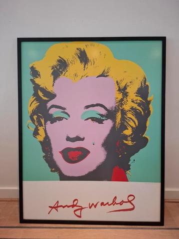 originele affiche tentoonstelling Andy Warhol beschikbaar voor biedingen