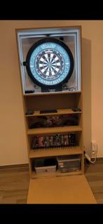 Scolia home + bulls termote + kast, Sport en Fitness, Darts, Ophalen, Zo goed als nieuw, Pijlen