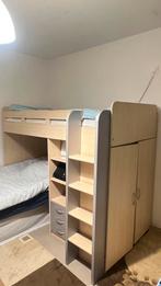 Stapelbed hoogslaper, Ophalen, Gebruikt, 90 cm, Tweepersoons