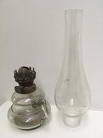 Lampe à pétrole en verre, Antiquités & Art, Enlèvement