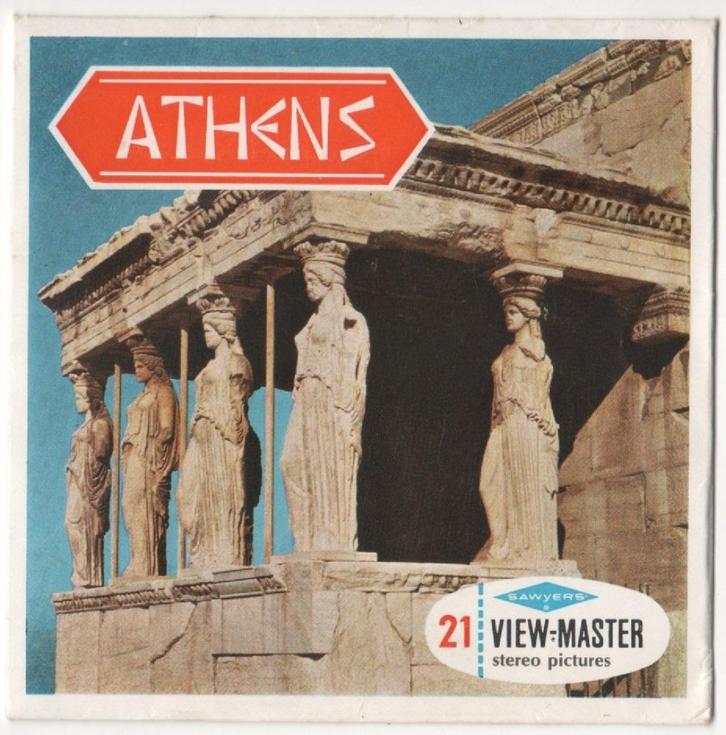 View-master Athens Griekenland C 002, Antiek en Kunst, Antiek | Speelgoed, Ophalen of Verzenden