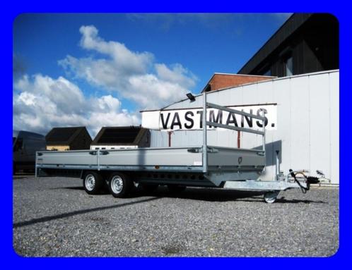 Henra, Lange Plateauwagen XL: 503x202 3500kg VOORRADIG, Auto diversen, Aanhangers en Bagagewagens, Nieuw, Ophalen