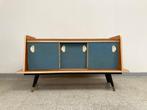 Vintage mid-century dressoir/tv meubel/platenspelerkastje, Huis en Inrichting, Kasten | Dressoirs, Met plank(en), Gebruikt, 100 tot 150 cm