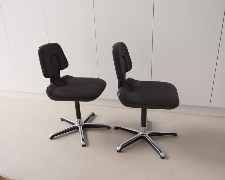 Vitramat Desk Chair by Wolfgang Mueller for Vitra, 1976, Huis en Inrichting, Bureaustoelen, Gebruikt, Bureaustoel, Zwart, Ergonomisch