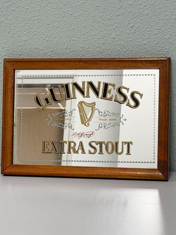 Guinness Extra Stout bier biermerk reclamebord bord spiegel beschikbaar voor biedingen