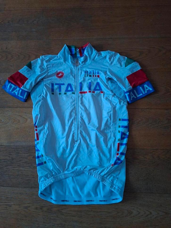 Chemise de vélo Castelli Italia M, Vélos & Vélomoteurs, Accessoires vélo | Vêtements de cyclisme, M, Envoi