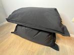 Pouf IKEA SKOGHALL noir, Ophalen, Stof, 125 cm of meer, Zo goed als nieuw