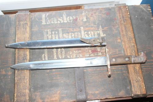 WW1 Zwitserse Bajonet M-1889, Verzamelen, Militaria | Tweede Wereldoorlog, Landmacht, Kleding of Schoenen, Verzenden